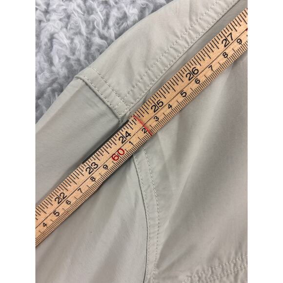 Mountain Hardwear Men’s Beige Vented Long Sleeve Fishing Hiking Shirt Size M - Picture 4 of 8